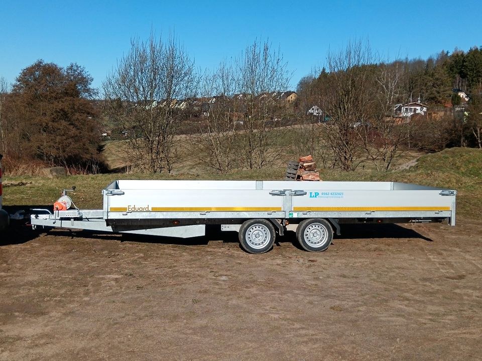 Anhänger 5 Meter Trailer Fahrzeugtransport mieten in Dippoldiswalde