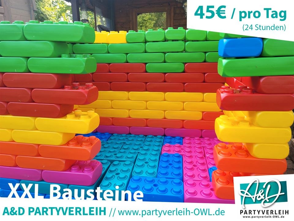 ESDA XXL Bausteine 424 Spielsteine mieten bei A&D Partyverleih OWL