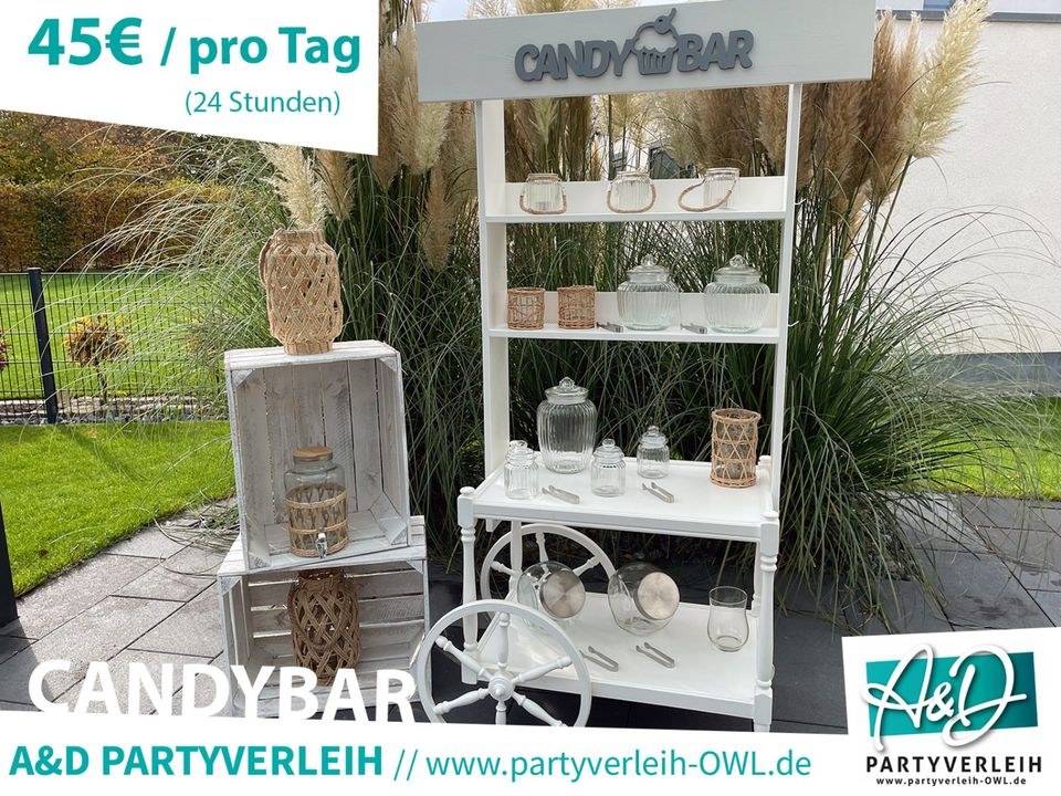 Candybar Candy Bar mieten bei A&D Partyverleih OWL – mobile Bar