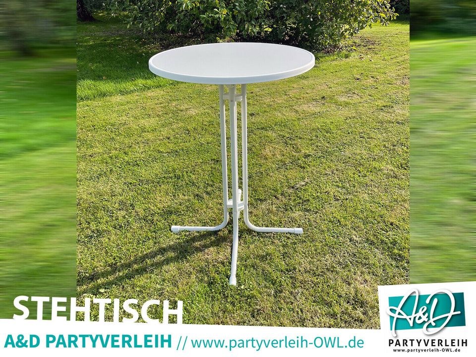 Stehtisch Gastrotisch Klapptisch Husse mieten bei A&D Partyverleih OWL – 2