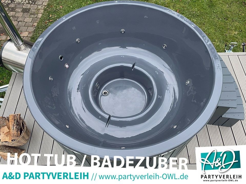 Mobiler Hot Tub Jacuzzi Badezuber Badefass mieten in Leopoldshöhe – 4
