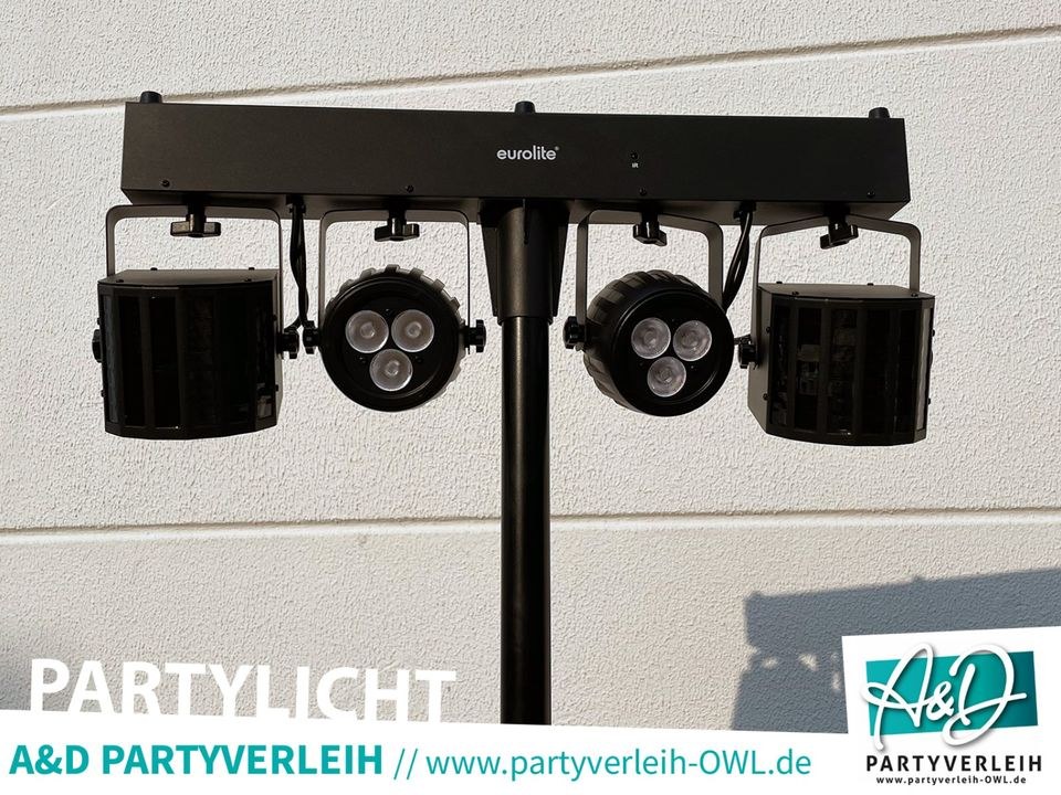 Partybeleuchtung Partylicht Lichtanlage mieten in Leopoldshöhe – 2