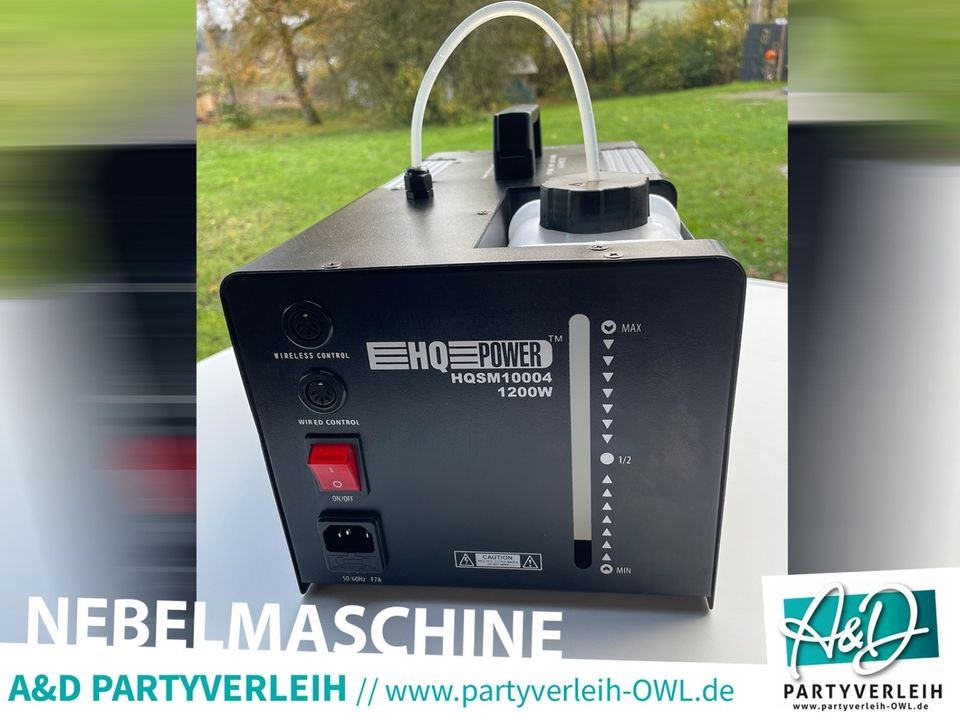 Nebelmaschine Rauchmaschine mieten bei A&D Partyverleih OWL – 3