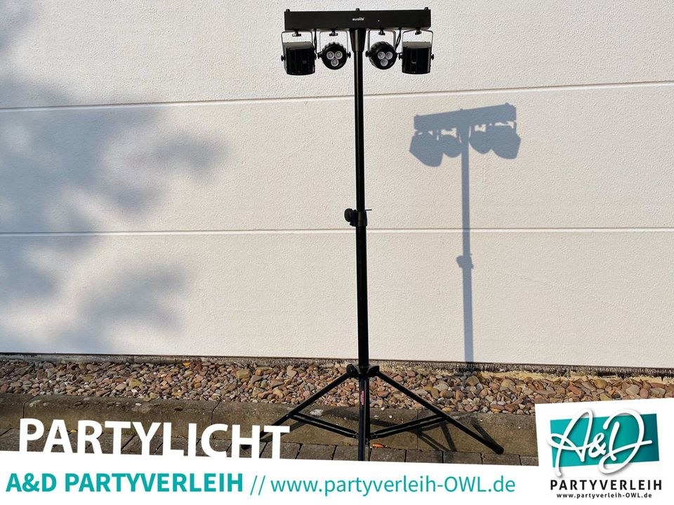 Partybeleuchtung Partylicht Lichtanlage mieten in Leopoldshöhe – 3