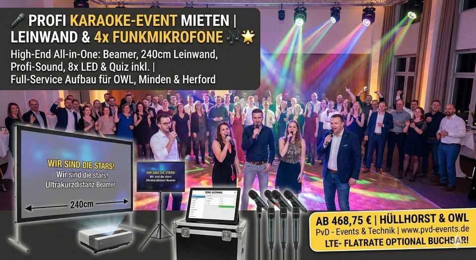 Profi Karaoke mieten bei DJ Luca Luca Lodder – großes Bild für alle