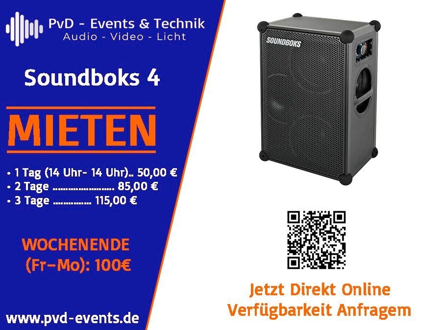 SOUNDBOKS 4 mieten bei DJ Luca Luca Lodder – Party-Sound – 2