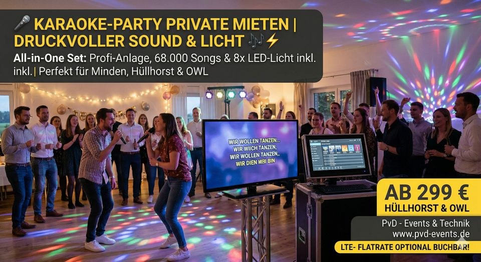 Karaoke Anlage mieten bei DJ Luca Luca Lodder – Sound, der ankommt