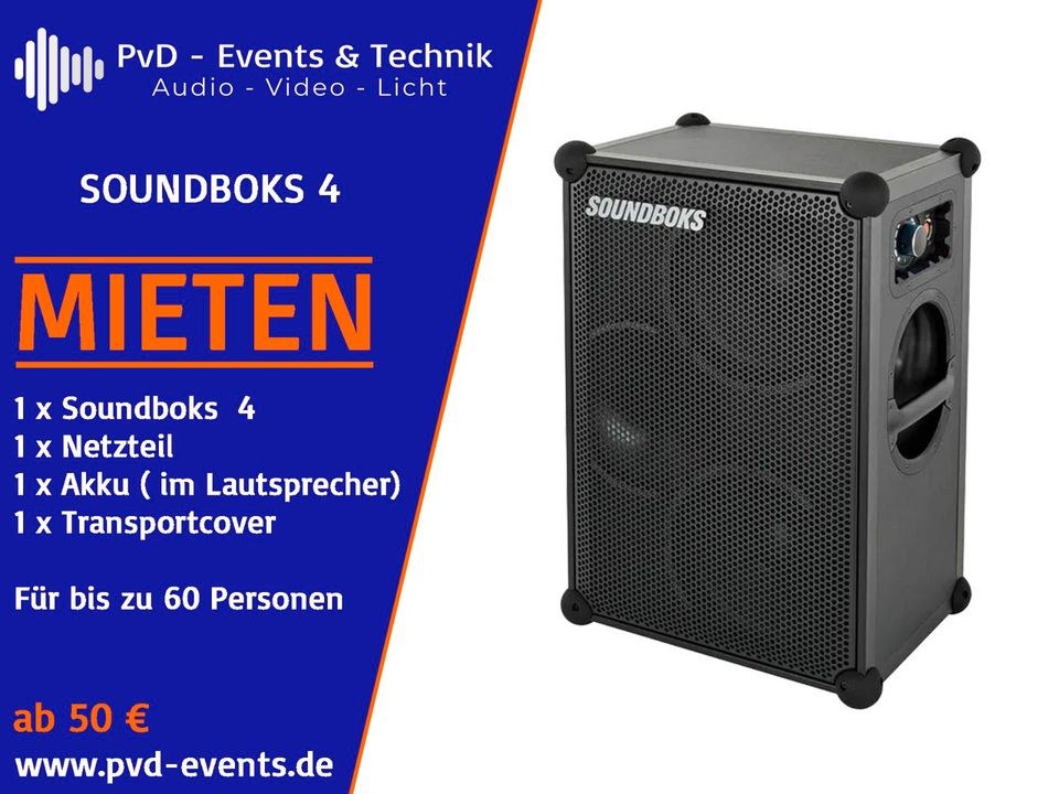 SOUNDBOKS 4 mieten bei DJ Luca Luca Lodder – Party-Sound