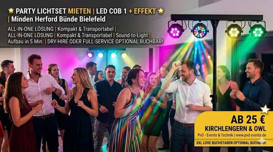 Lichtset mieten bei DJ Luca Luca Lodder – Atmosphäre auf Knopfdruck