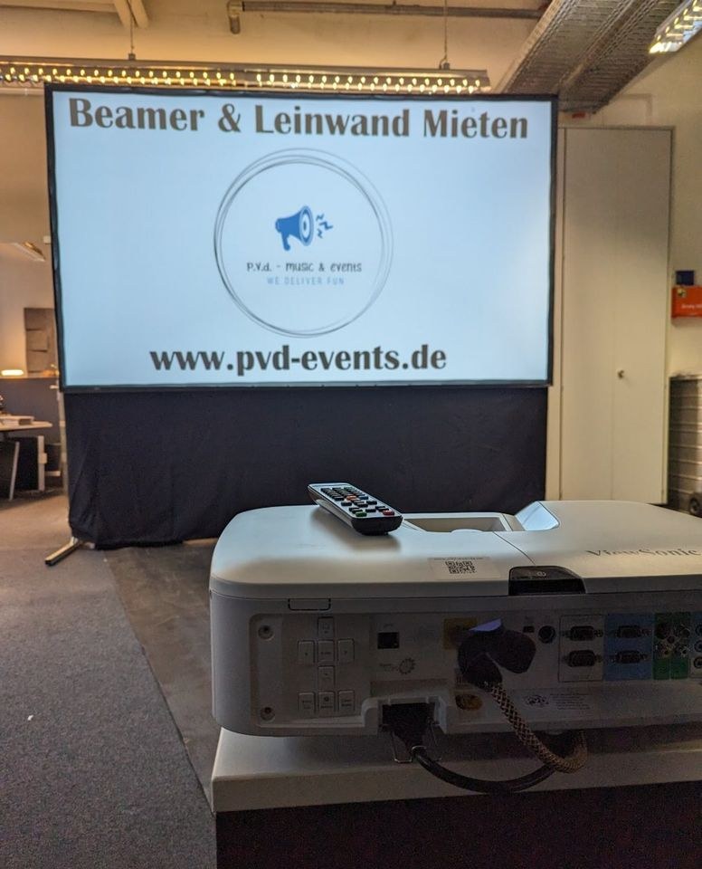 Profi Leinwand mieten bei DJ Luca Luca Lodder – großes Bild für alle