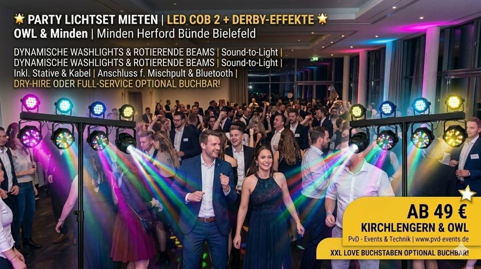 Lichtset mieten bei DJ Luca Luca Lodder – Atmosphäre auf Knopfdruck