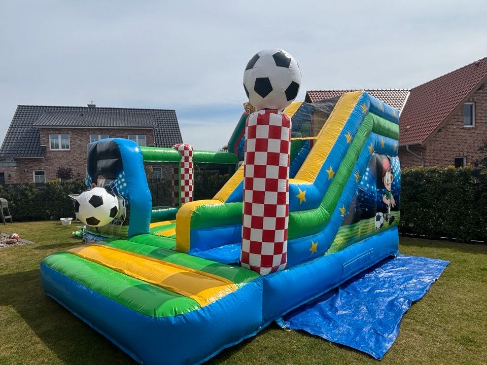 Hüpfburg Fußball Rutsche mieten in Cappeln (Oldenburg) – 3