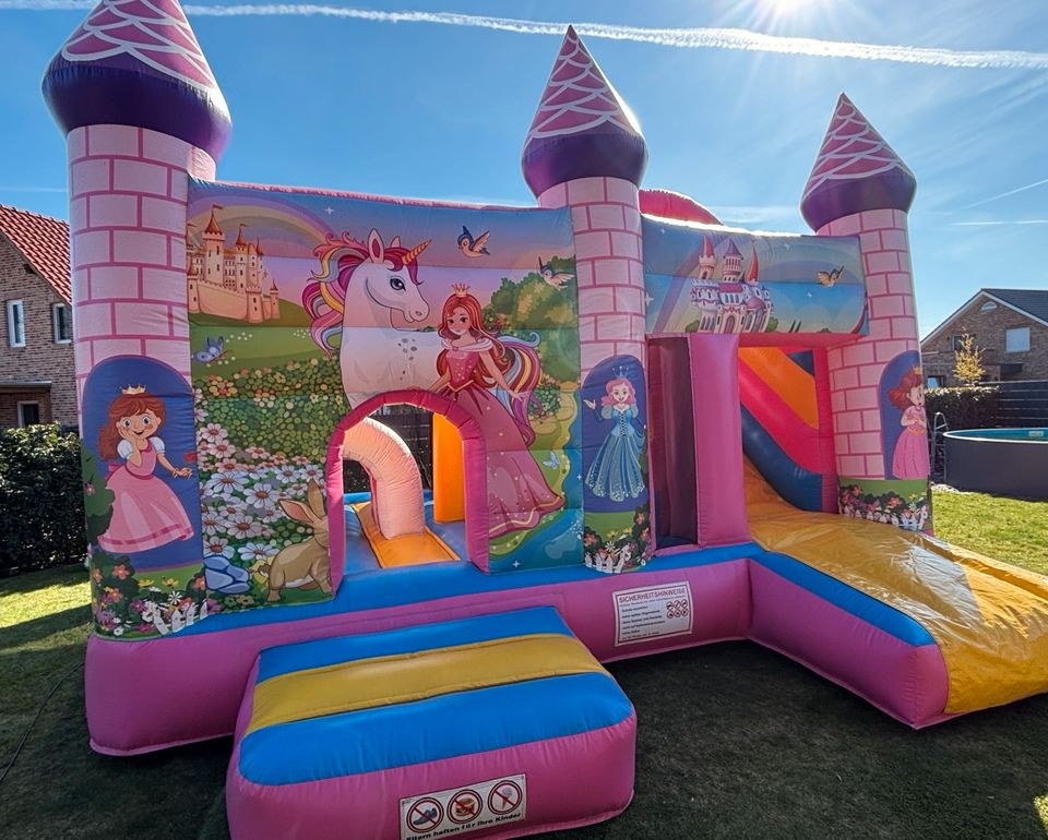 Hüpfburg Prinzessinnen Schloss Multiplay mieten in Cappeln (Oldenburg) – 2