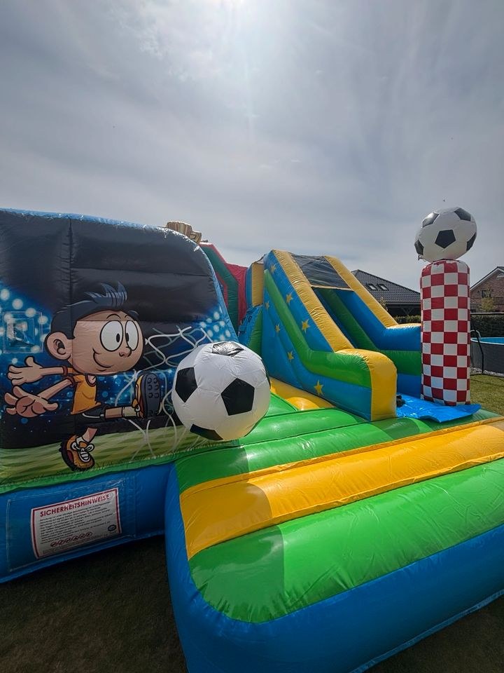 Hüpfburg Fußball Rutsche mieten in Cappeln (Oldenburg) – 2