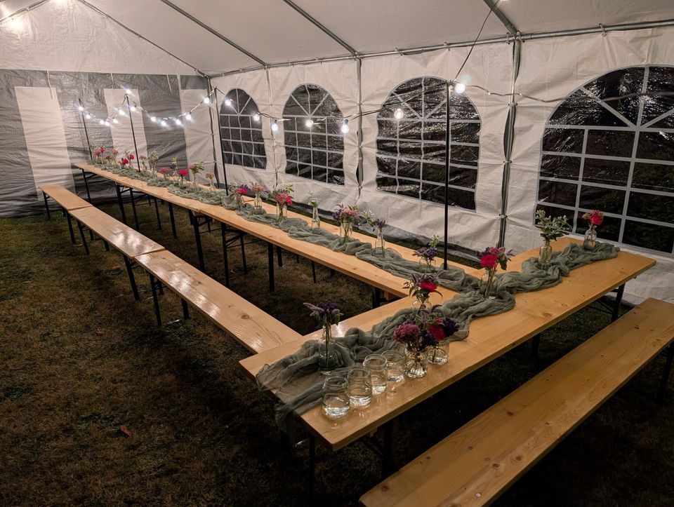Bierzeltgarnituren mieten in Eschweiler – Sitzplätze für alle