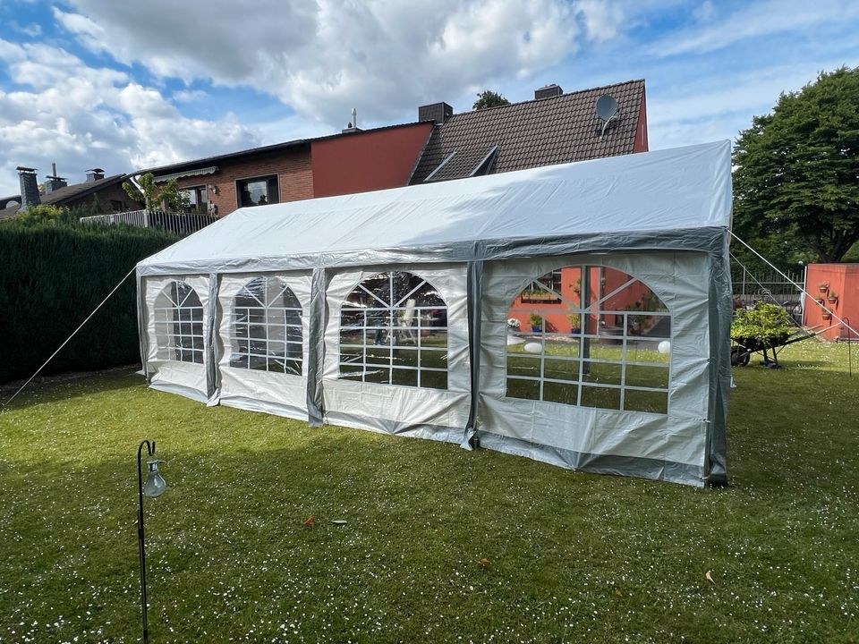 Zelt Eventzelt Partyzelt großes 8x4m mieten bei M3 Party&Event Verleih