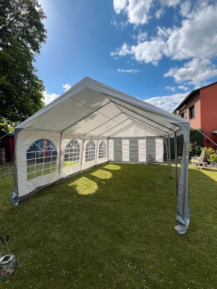 Zelt Eventzelt Partyzelt großes 8x4m mieten bei M3 Party&Event Verleih – 2