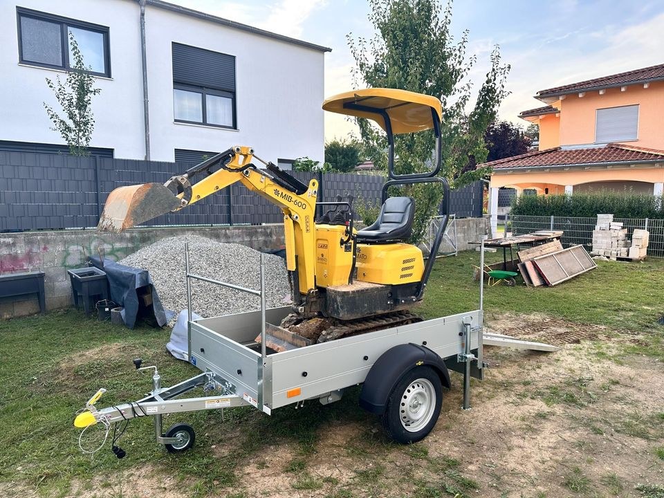 Anhänger Anssems Tieflader Kipper Humbaur Plane mieten bei Aleksandra – 2