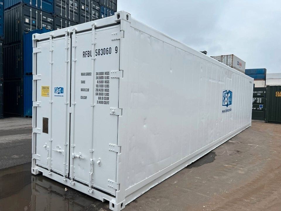 40 HC Kühlcontainer Reefer Kühlzelle Bj 2008 MBC mieten in Harburg