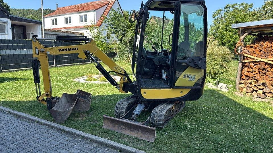 Minibagger Yanmar SV16 Kompakt Leistungsstark mieten in Bad Harzburg – 3