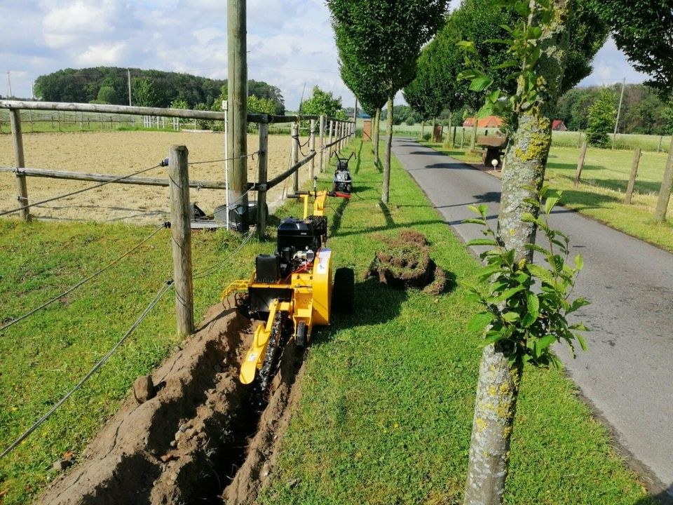 Grabenfräse Bewässerung Kabel Bagger mieten in Havixbeck – 2