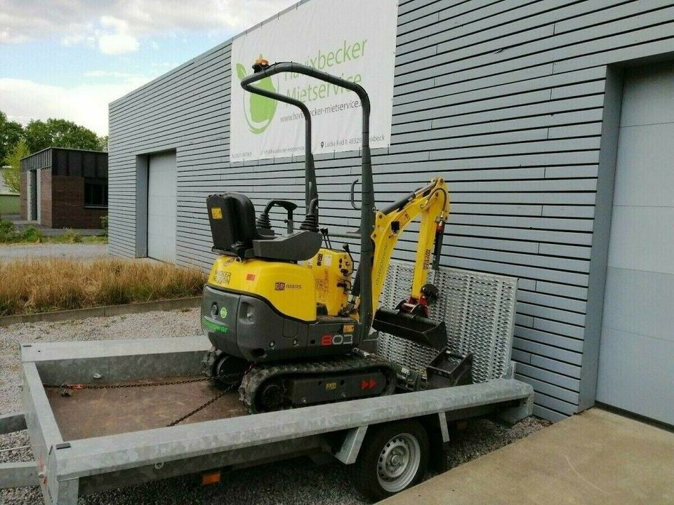 Minibagger Bagger Microbagger mieten in Havixbeck – 2