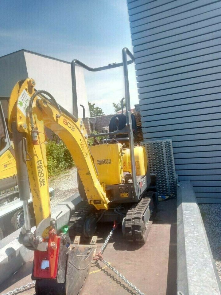 Minibagger Bagger Microbagger mieten in Havixbeck
