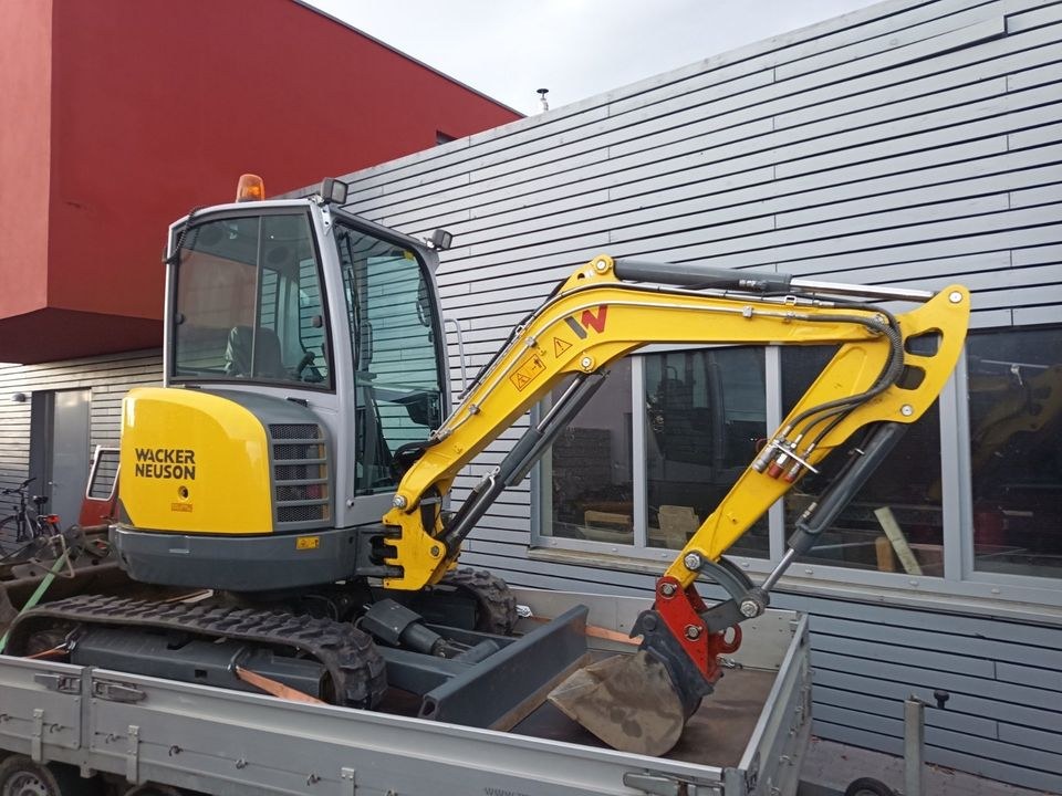 Bagger 2,7t Minibagger Wacker Ez26 mieten in Havixbeck – 2