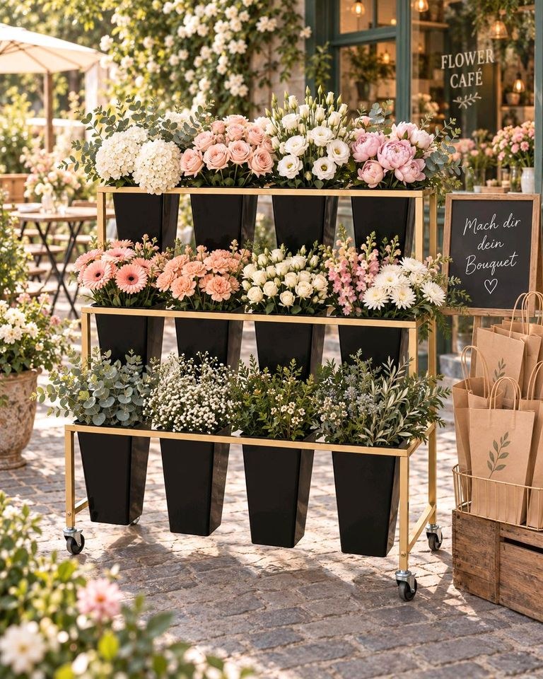 Blumenbar mieten bei La Fleur – Blumen & Café – für die Hochzeit