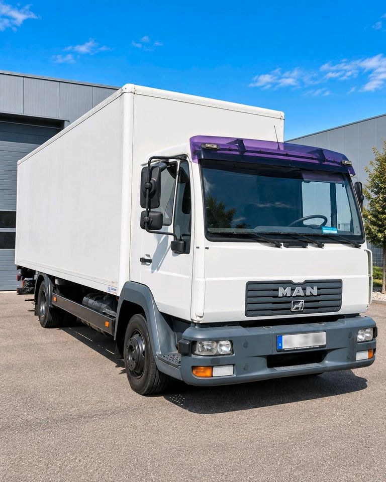 7,5 t Koffer LKW Fahrer 610cm x220cm Hebebühn mieten in Neu Ulm