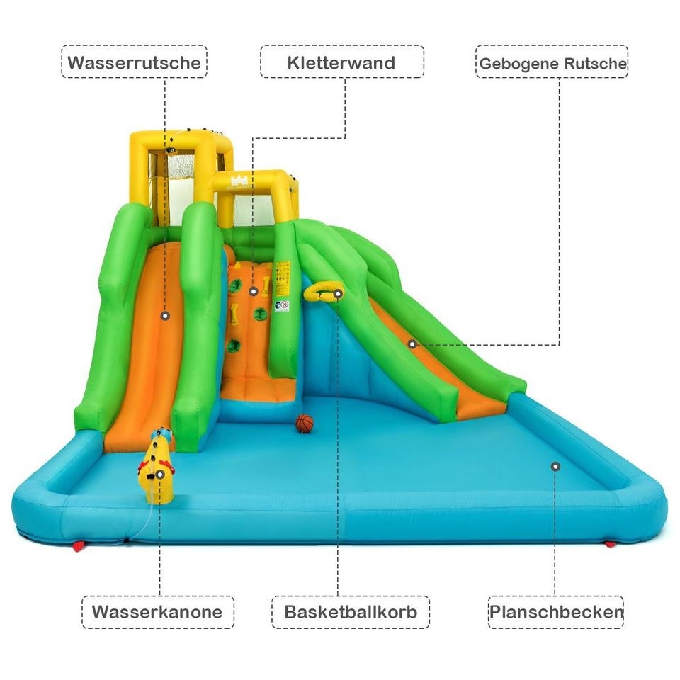 Wasserrutsche wasserspaß Hüpfburgen mieten in Essen Freisenbruch – 2