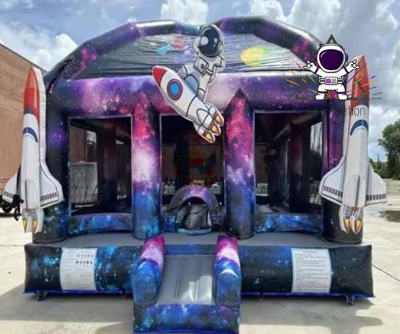 Hüpfburg space Kindergeburtstag Astronaut mieten in Essen Freisenbruch – 2