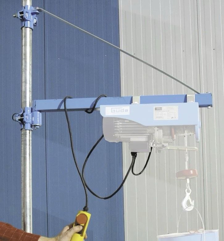 Seilzug Schwenkarm 200kg 5m 100kg 11m mieten bei Akbay Verleihservice – 4