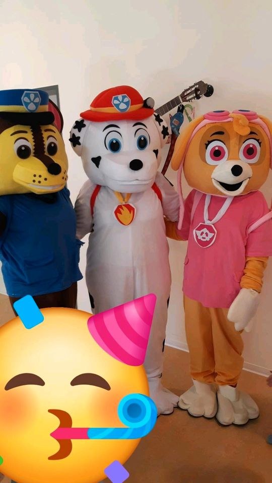 Kostüme Maskottchen Paw Patrol mieten bei Kraus Bohrtechnik