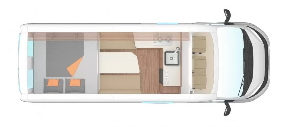 Kastenwag Camper Wohnmobil Weinsberg Caralife mieten in Backnang – 3