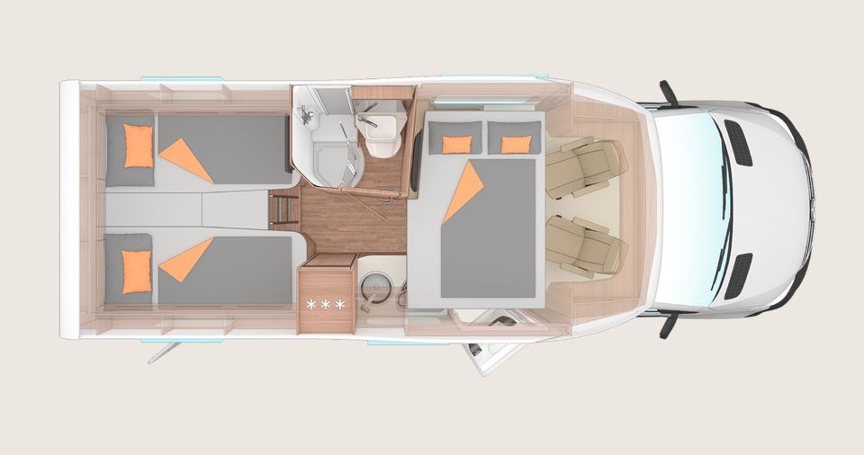 Wohnmobil Weinsberg CaraCompact MB 640 Klima mieten in Backnang – 4