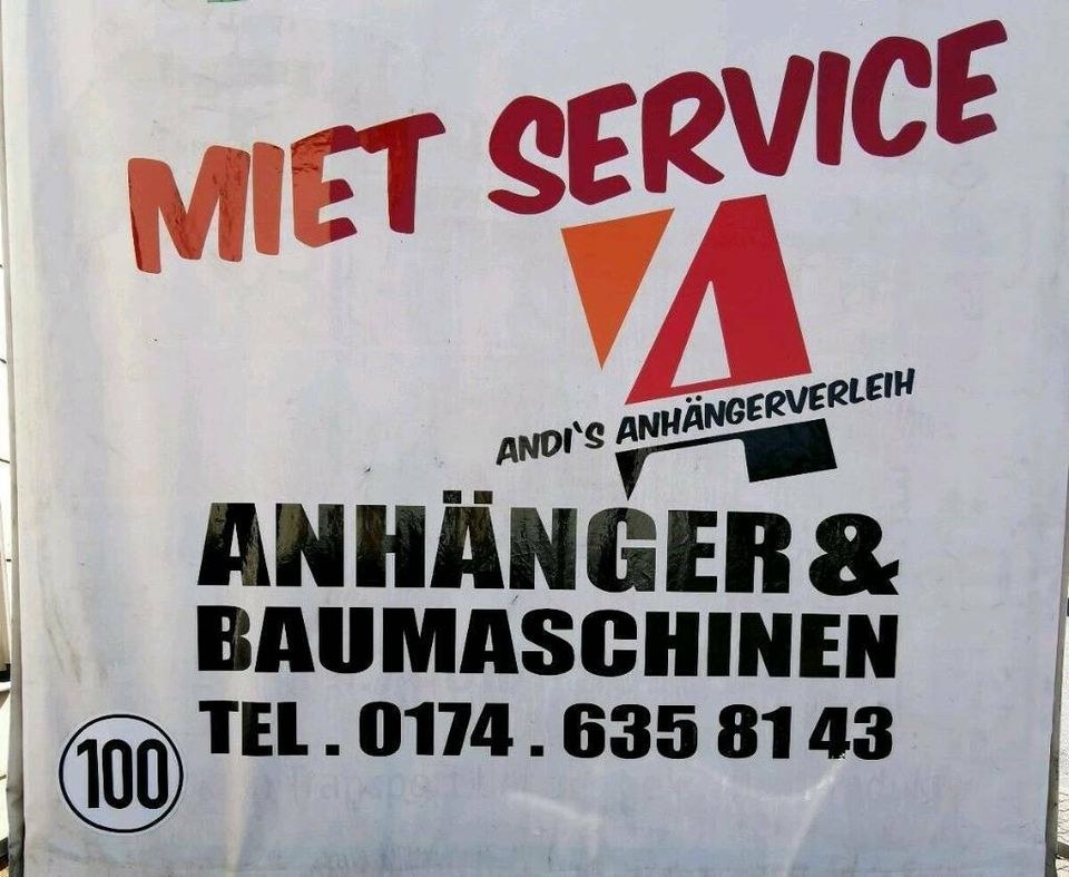 Anhänger 2000kg Umzug Große Möbel Couch mieten in Merchweiler – 2