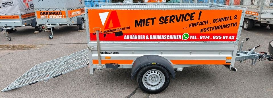 Anhänger Laub Quad Rasenmäher Grün Motorrad mieten in Merchweiler