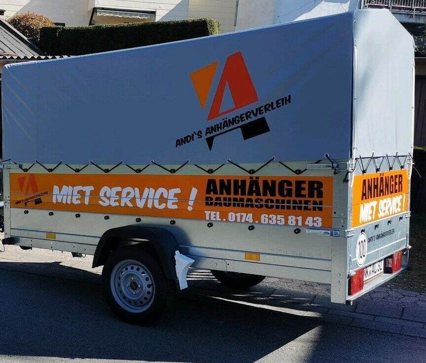 Anhänger Hochplane XL 750kg Möbel Umzug mieten in Merchweiler