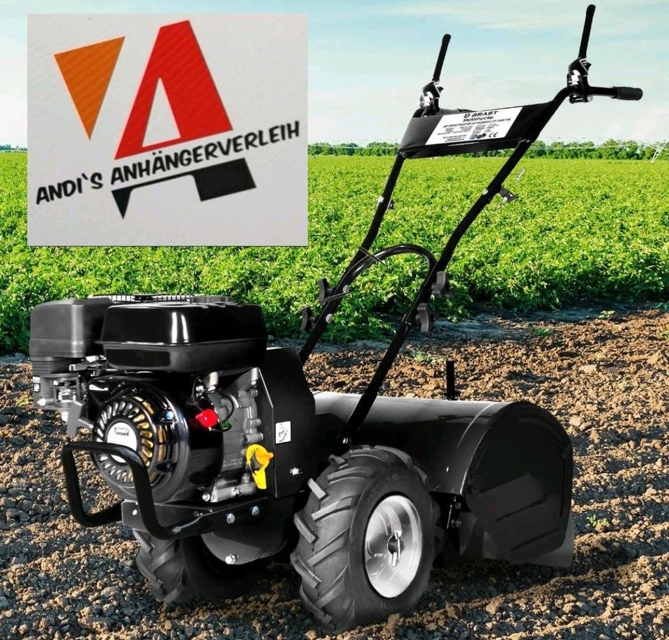 Gartenfräse 7PS Motor Hacke Acker Wiese Garten mieten in Merchweiler