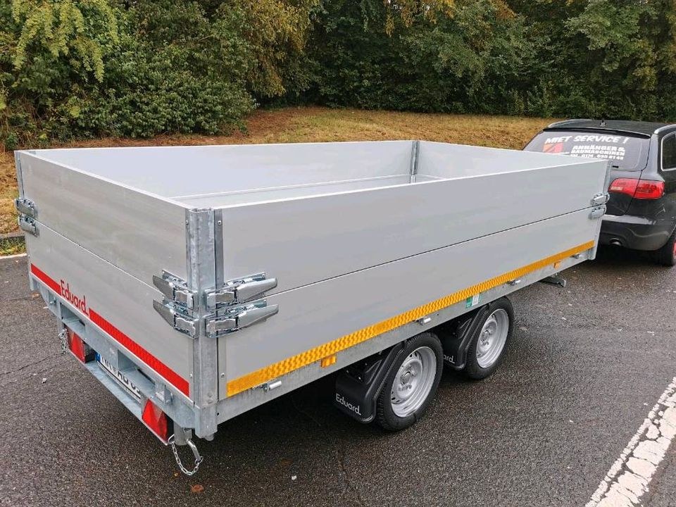 Drei Seiten Kipper Anhänger 3 Bau Schutt Holz mieten in Merchweiler – 2
