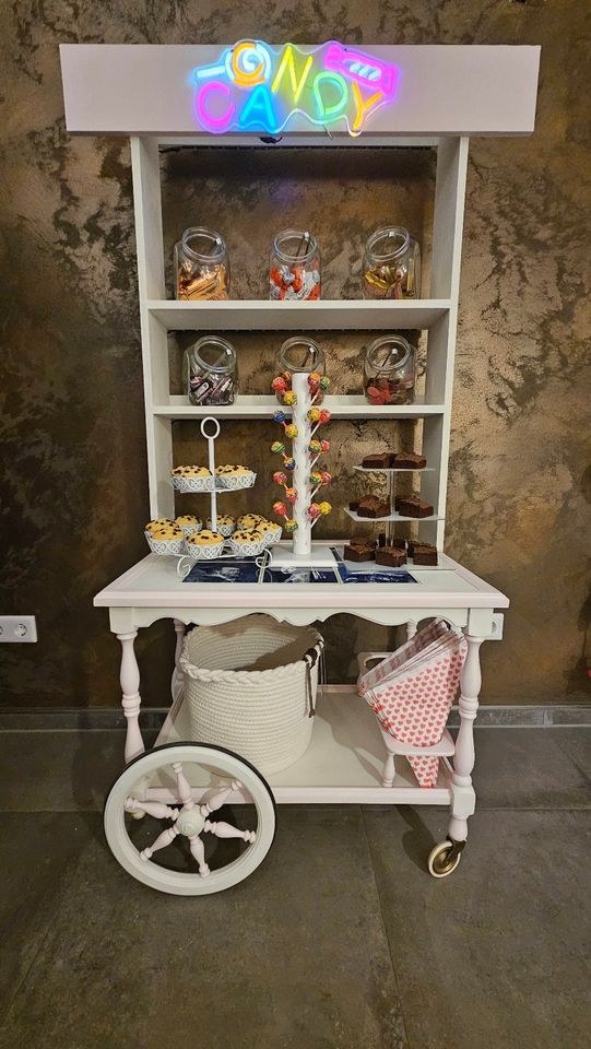 Candywagen Candybar Babyparty mieten in Viersen – mobile Bar – 3