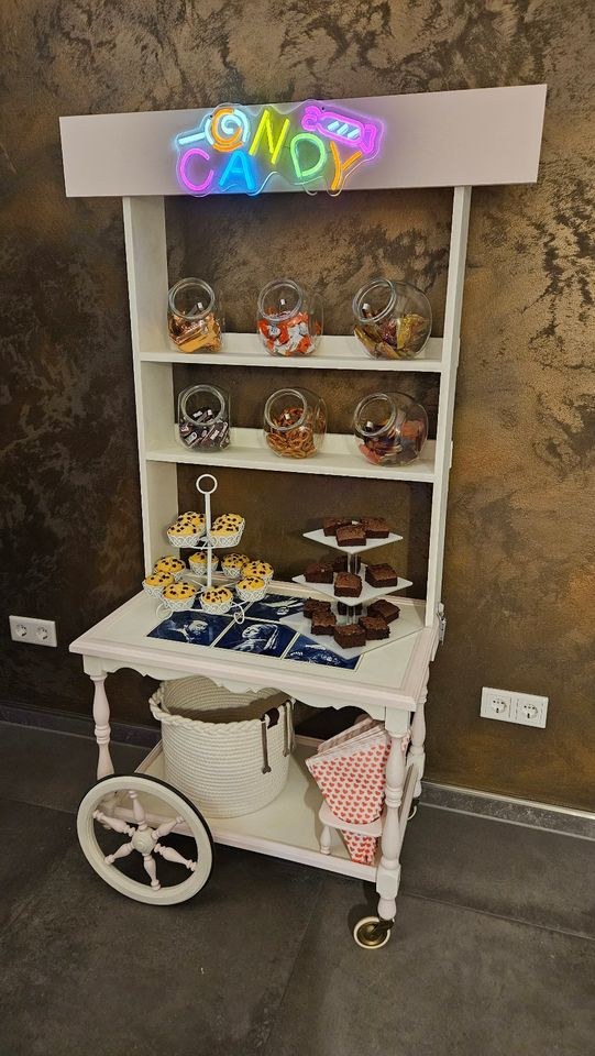 Candywagen Candybar Babyparty mieten in Viersen – mobile Bar