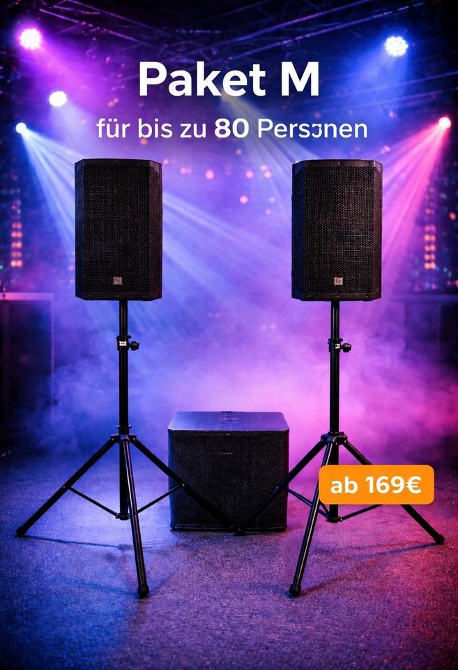PA Anlage Musikanlage mieten in Viersen – Party-Sound – 3