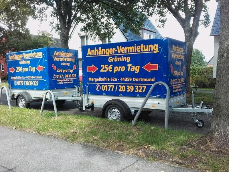 Anhänger 750 kg Planenanhänger Transportanhänger mieten in Mengede – 3