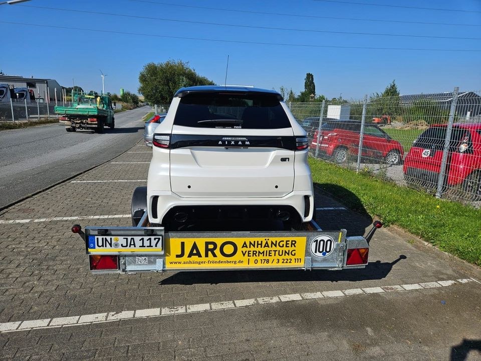 Mini Autotransporter Kippbar mieten bei JARO Anhängervermietung