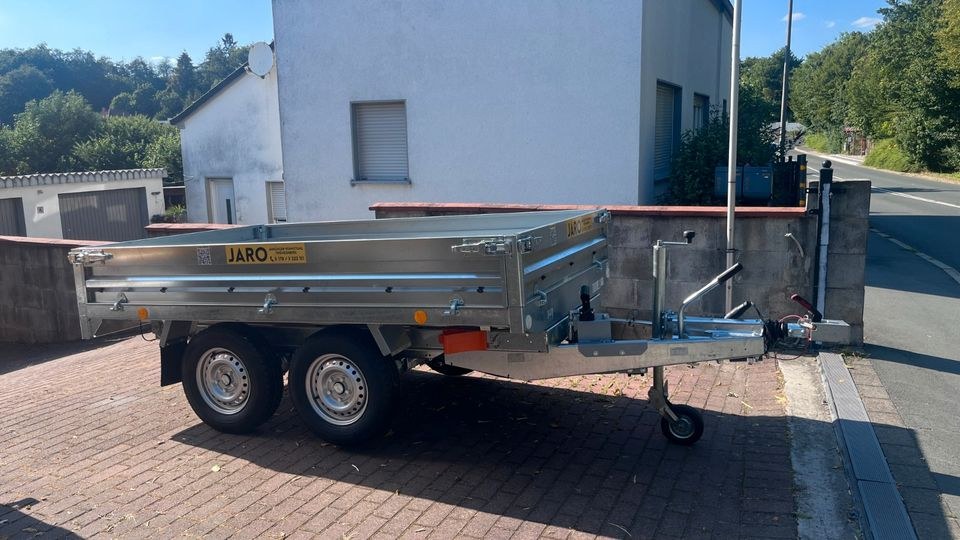Heckkipper Anhänger 2700 kg mieten bei JARO Anhängervermietung