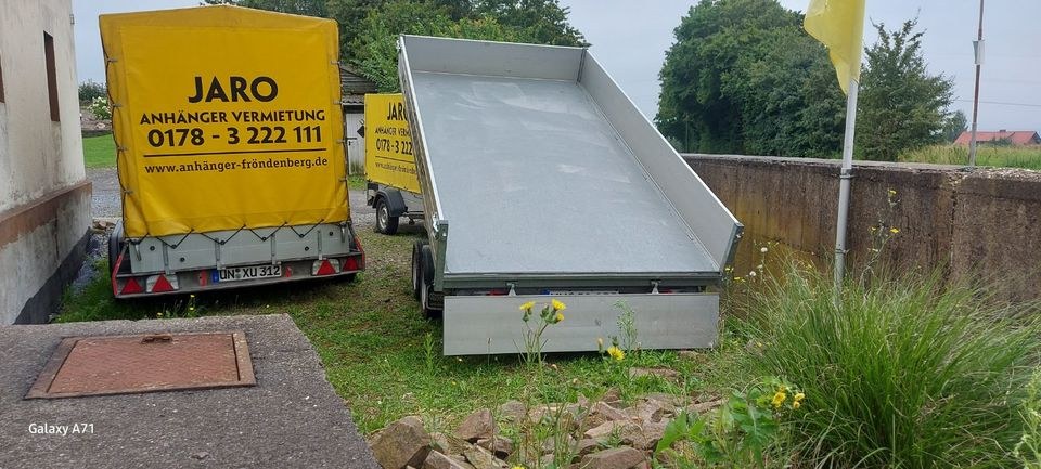 Dreiseitenkipper Anhänger mieten bei JARO Anhängervermietung – 3