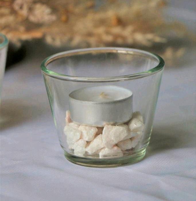20x Teelichter Kerzenglas Hochzeitsdeko mieten bei Areletia-Weddings – 2