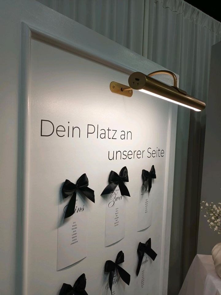 moderne Willkommensschild Sitzplan Kombi mieten bei Areletia-Weddings – 2